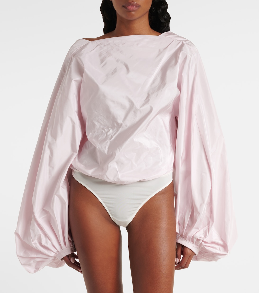 Balloon silk bodysuit | Alaïa