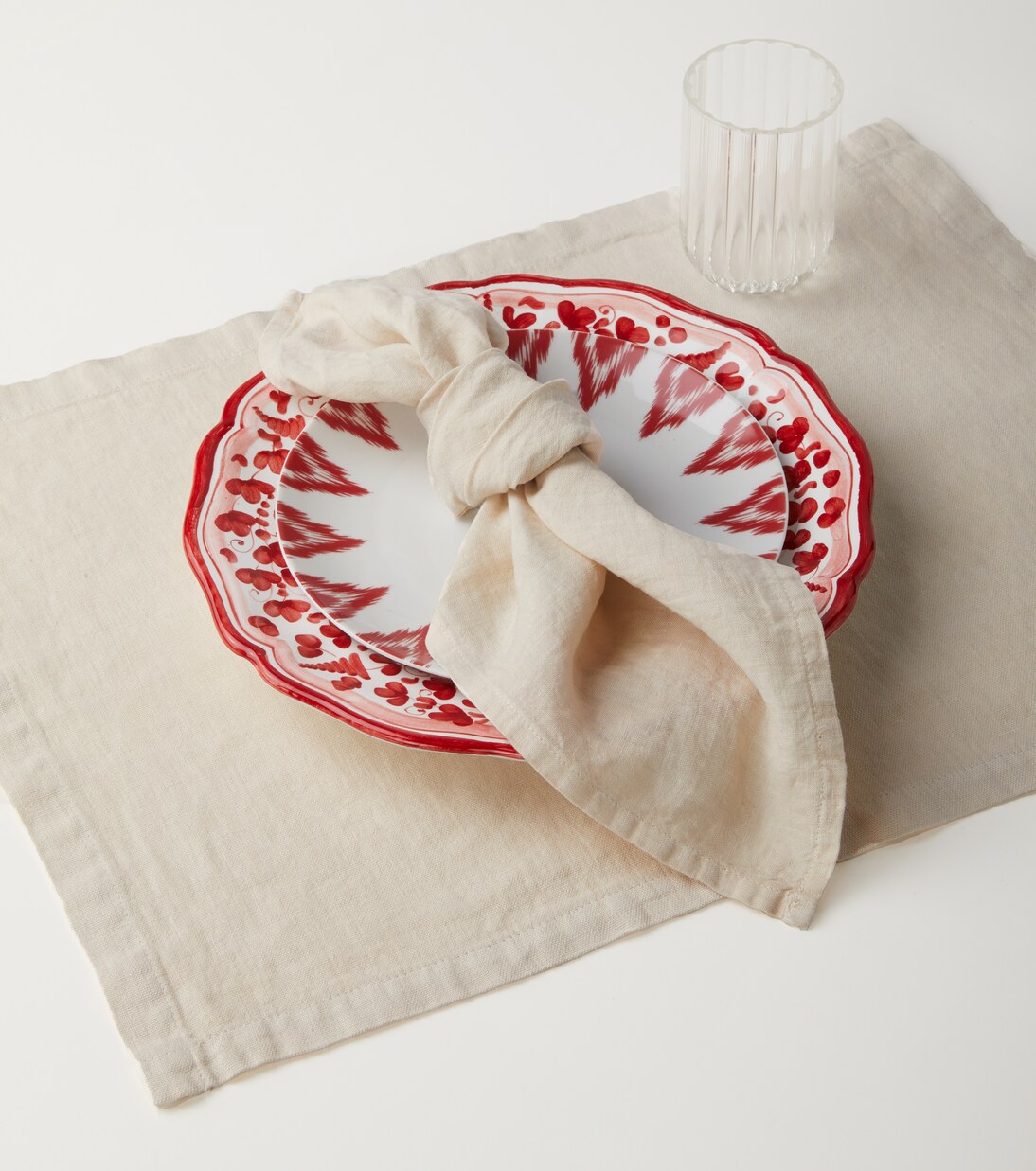 Set de 4 serviettes de table en lin | Once Milano