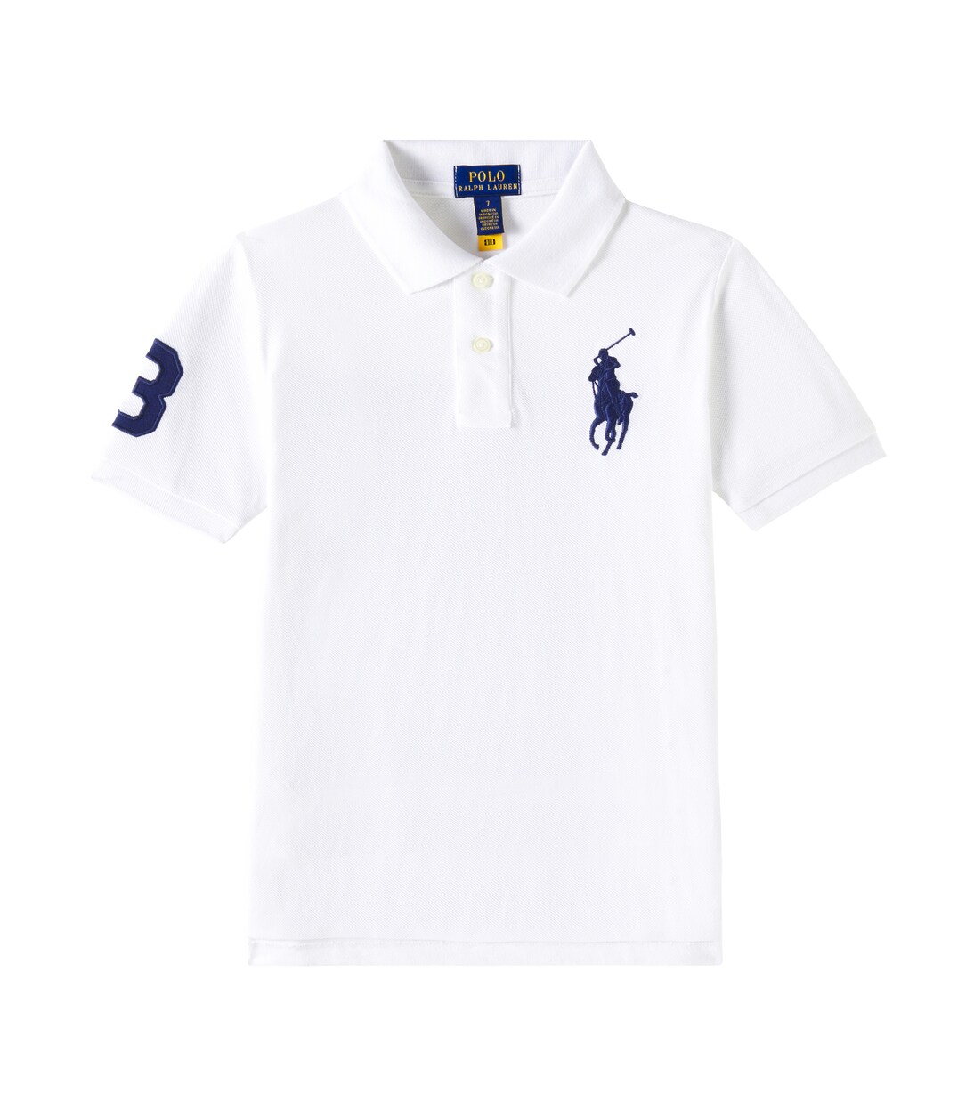 Embroidered cotton piqué polo shirt | Polo Ralph Lauren Kids