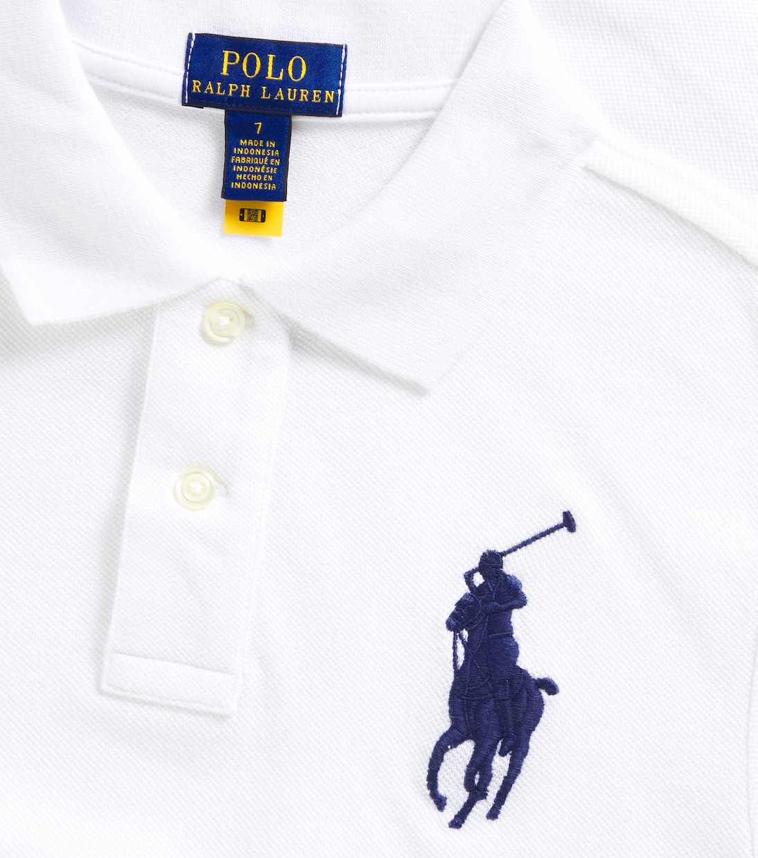 Embroidered cotton piqué polo shirt | Polo Ralph Lauren Kids