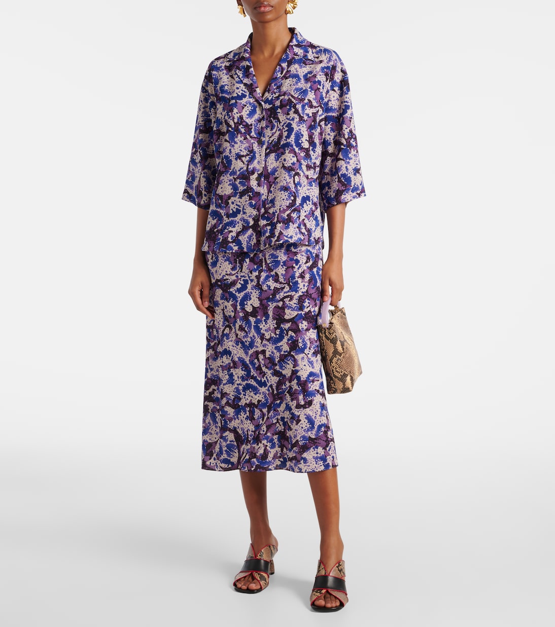 Bedruckter Bleistiftrock | Dries Van Noten