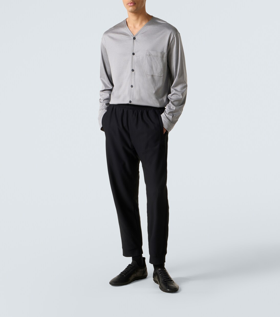 Gaufré straight pants | Giorgio Armani