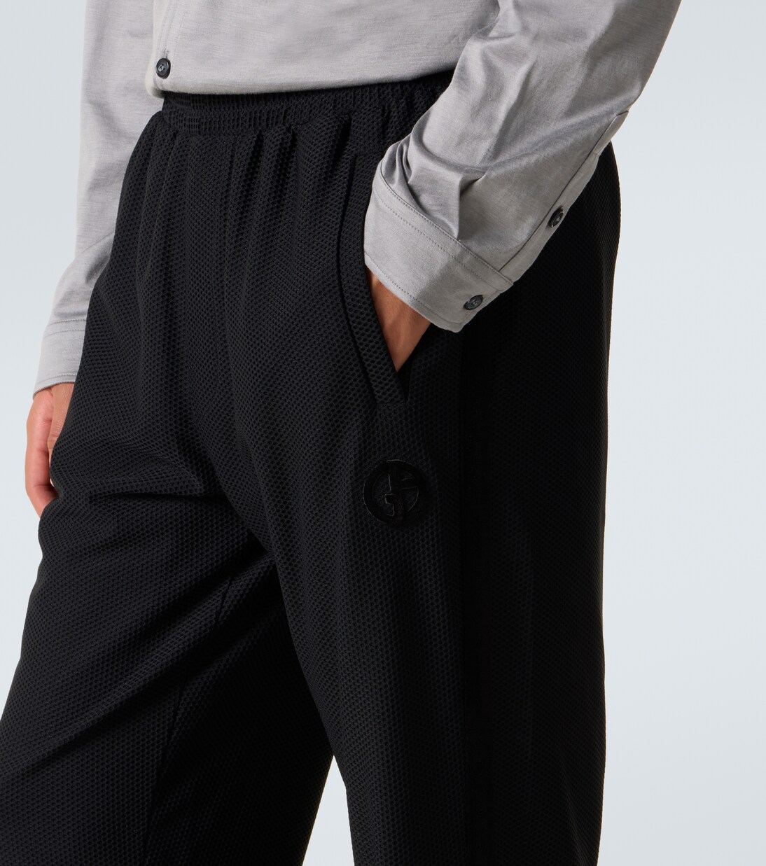 Gaufré straight pants | Giorgio Armani