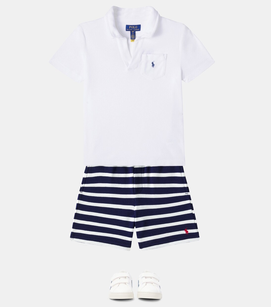 Cotton-blend polo shirt | Polo Ralph Lauren Kids