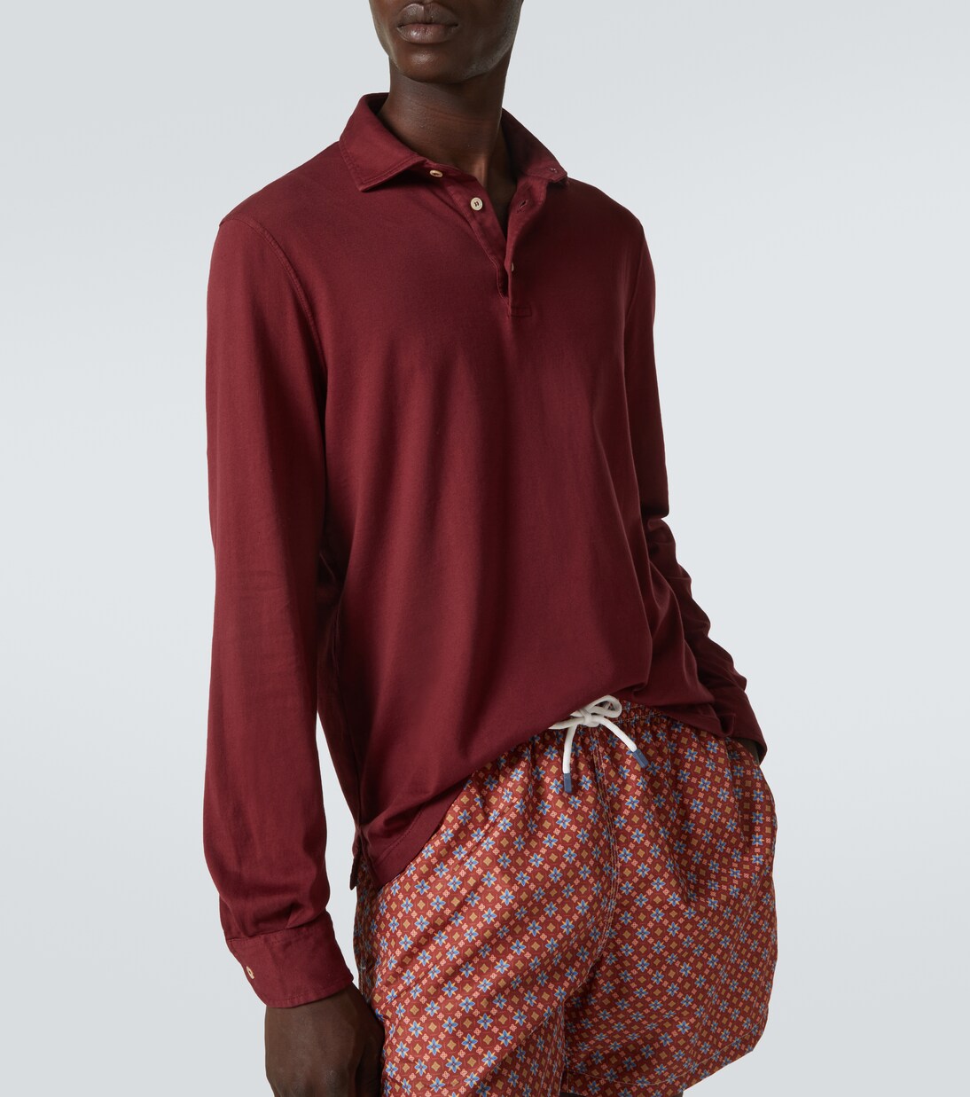 Zero cotton jersey polo shirt  | Fedeli