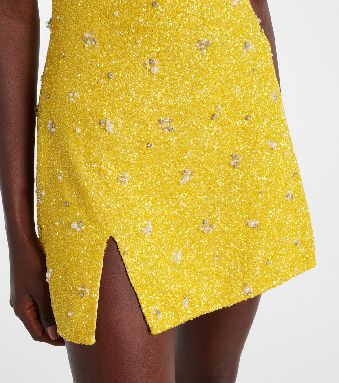 Verziertes Minikleid Crystal | Clio Peppiatt