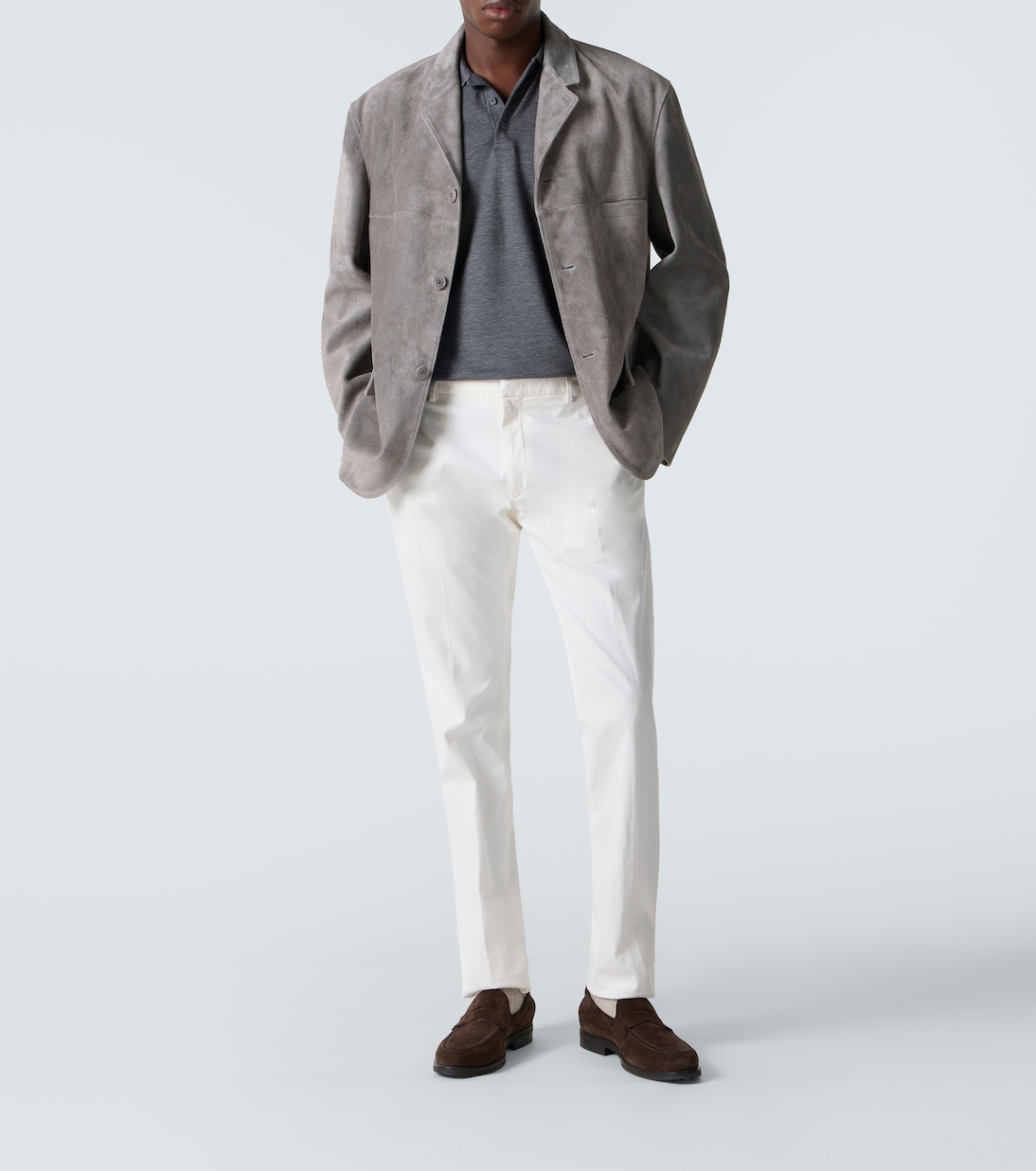 Polohemd aus Baumwolle und Seide | Zegna