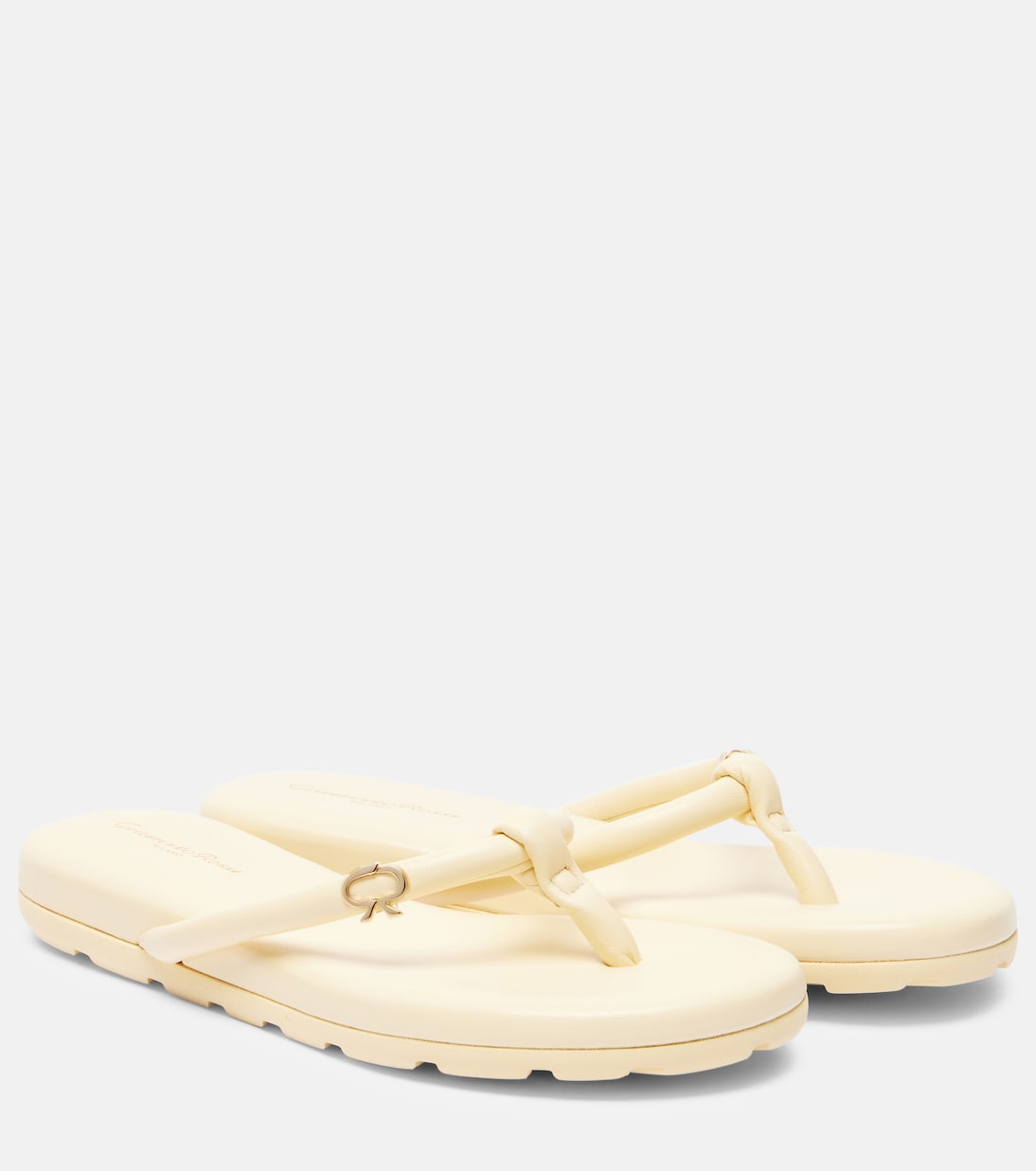 Fiji leather thong sandals | Gianvito Rossi