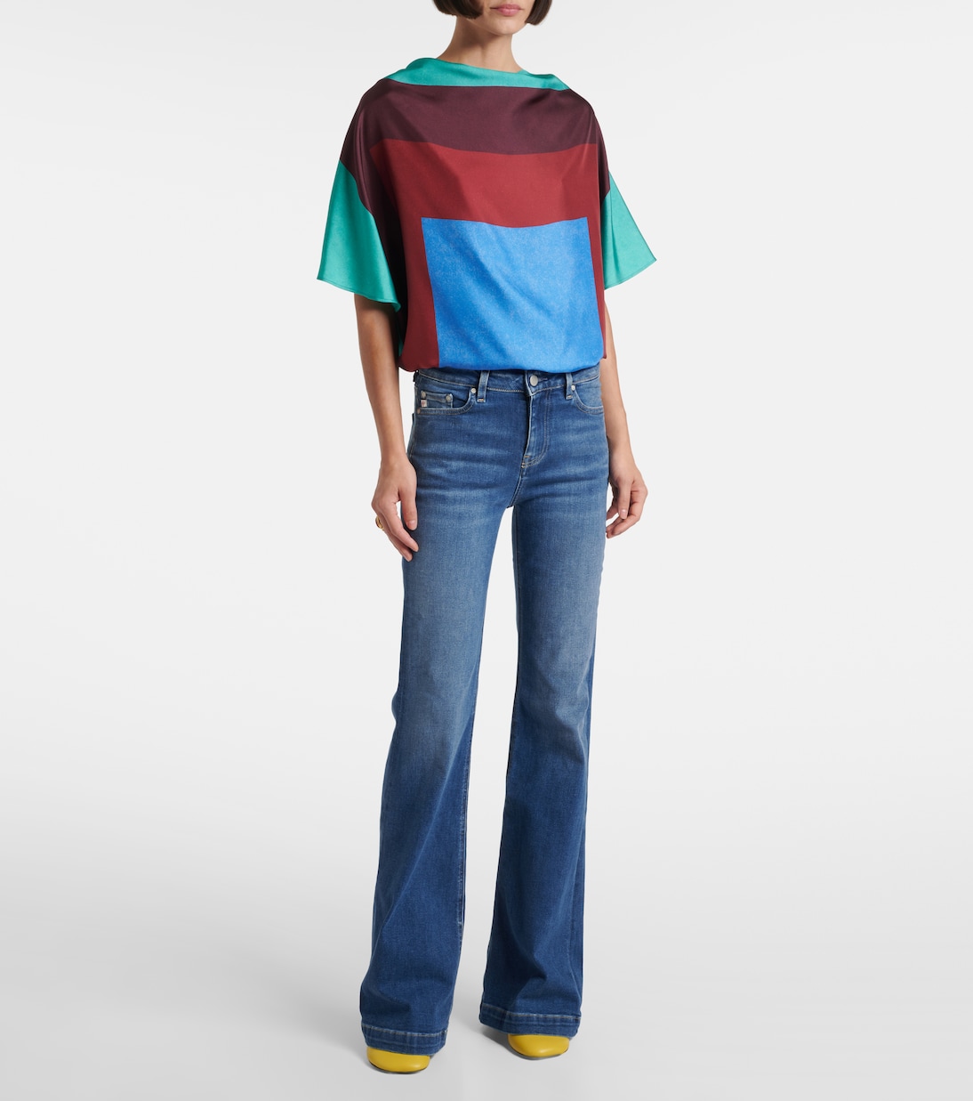 High-Rise Flared Jeans Tropea | AG Jeans