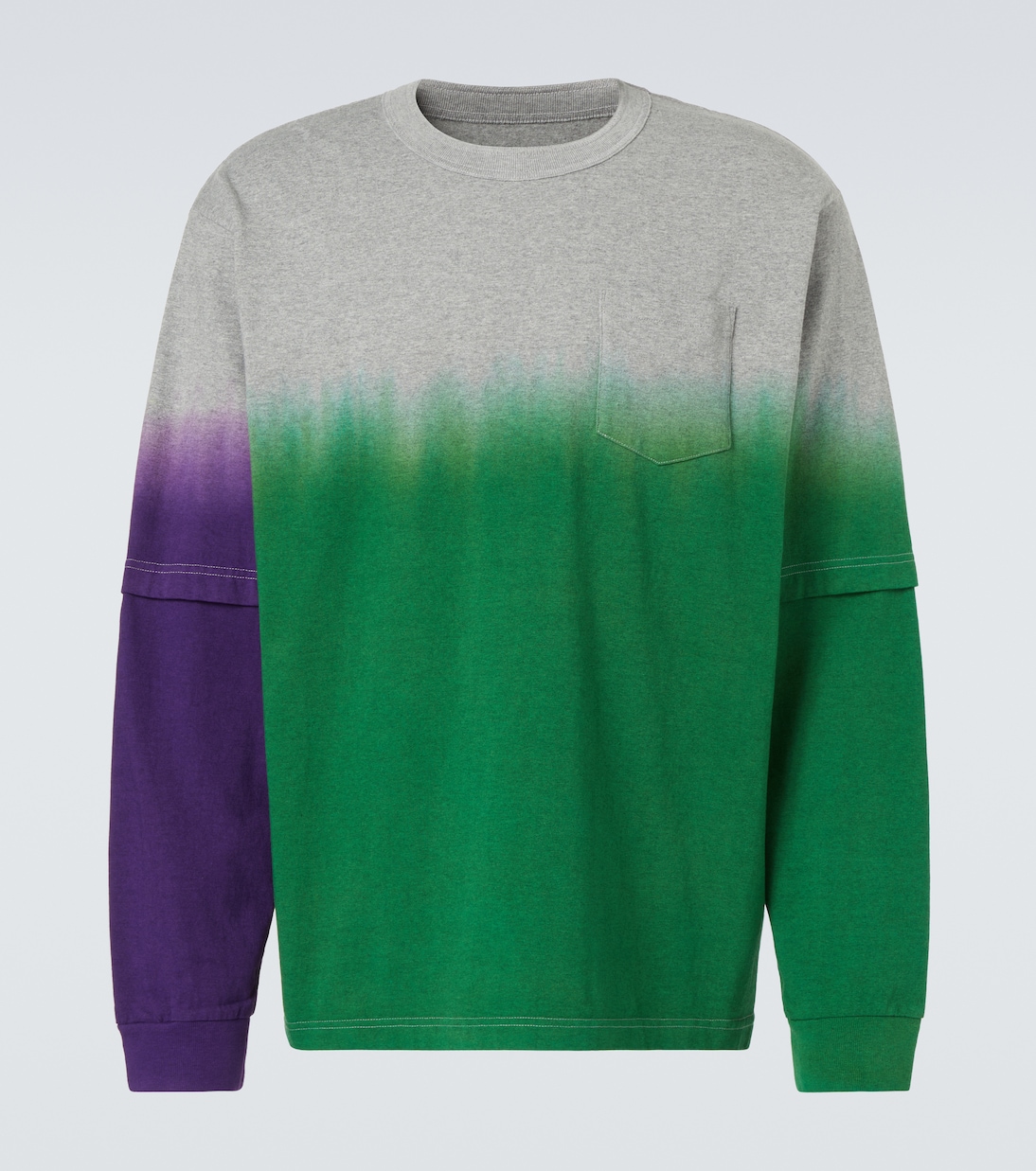 Dyed cotton sweatshirt | Sacai