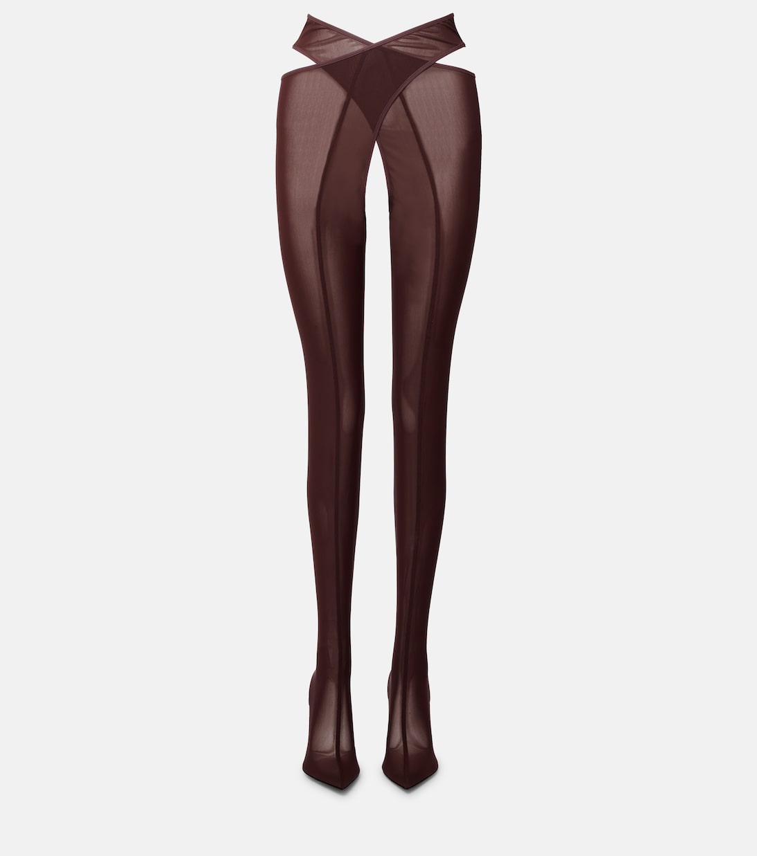 Cheopissima 105 mesh over-the-knee boots | The Attico