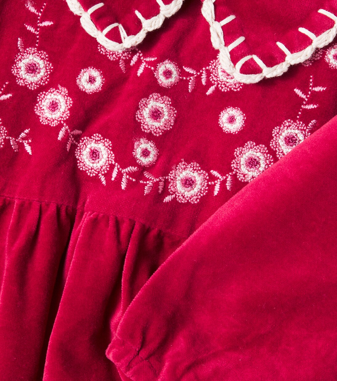 Baby Millie embroidered cotton bodysuit | Bebe Organic