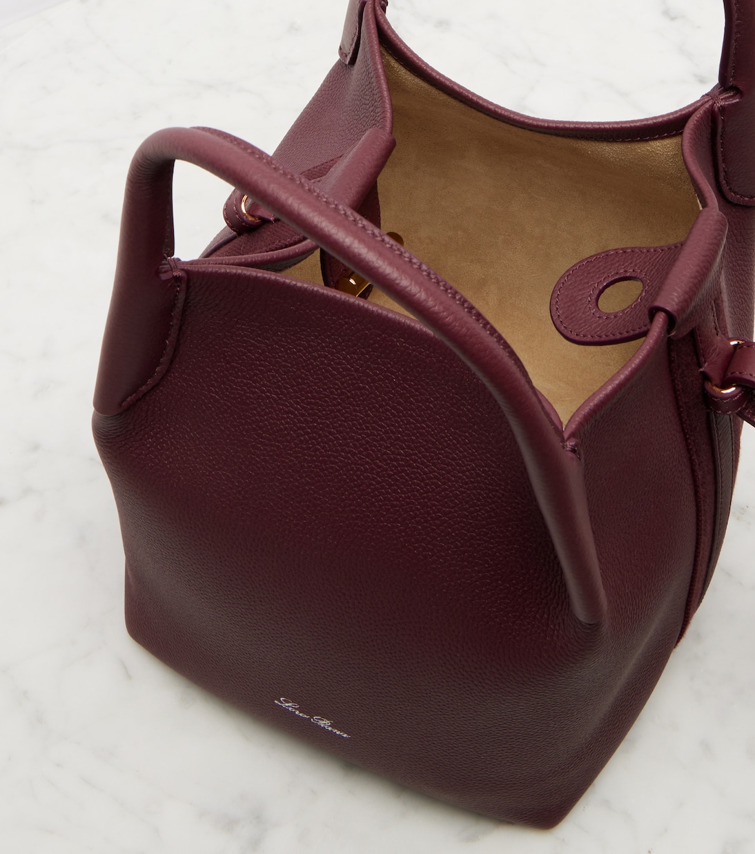 Bucket Bag Bale Small aus Leder | Loro Piana