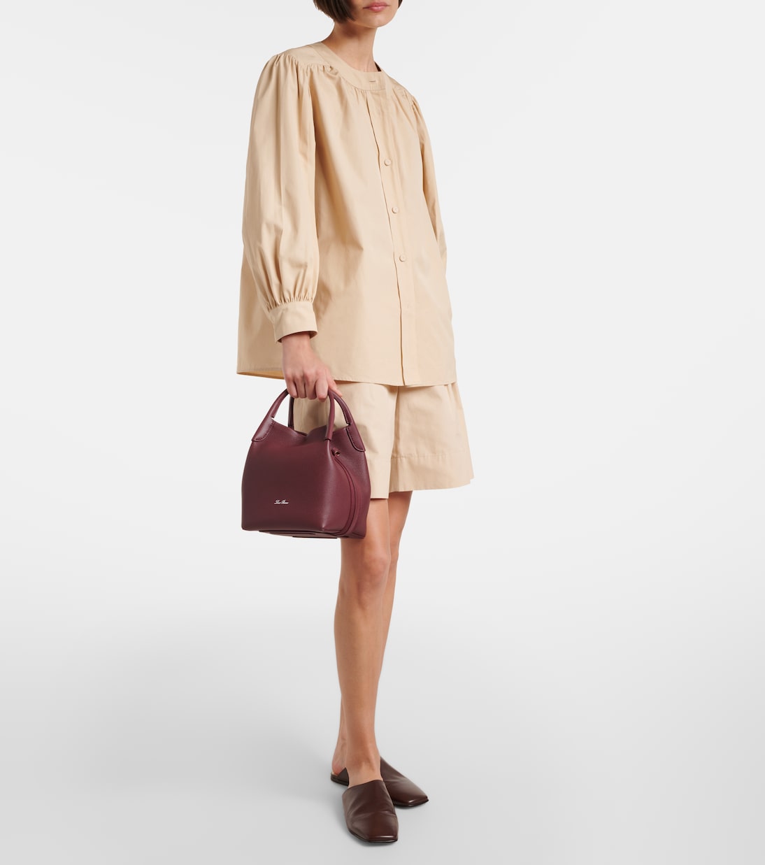 Bucket Bag Bale Small aus Leder | Loro Piana