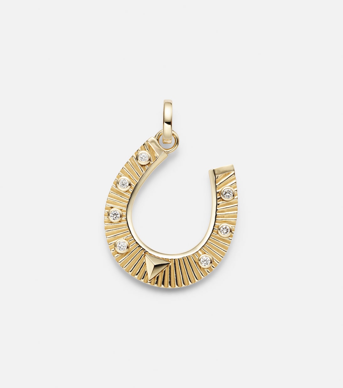 18kt gold pendant with diamonds | FoundRae