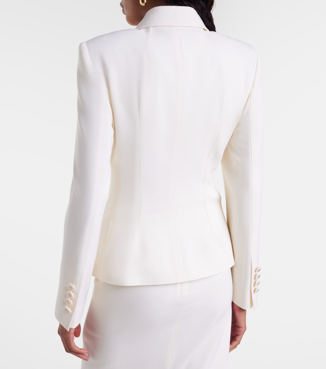 Double-breasted wool-blend blazer | Dolce&Gabbana