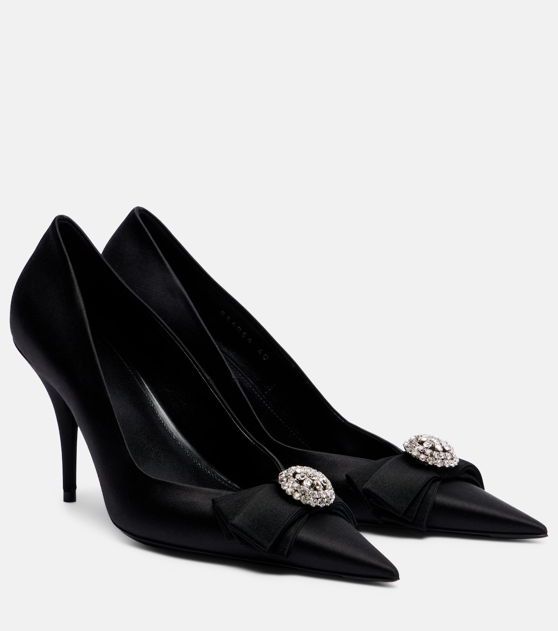 Pumps Avenue Palazzo 90 aus Satin mit Kristallen | Balenciaga