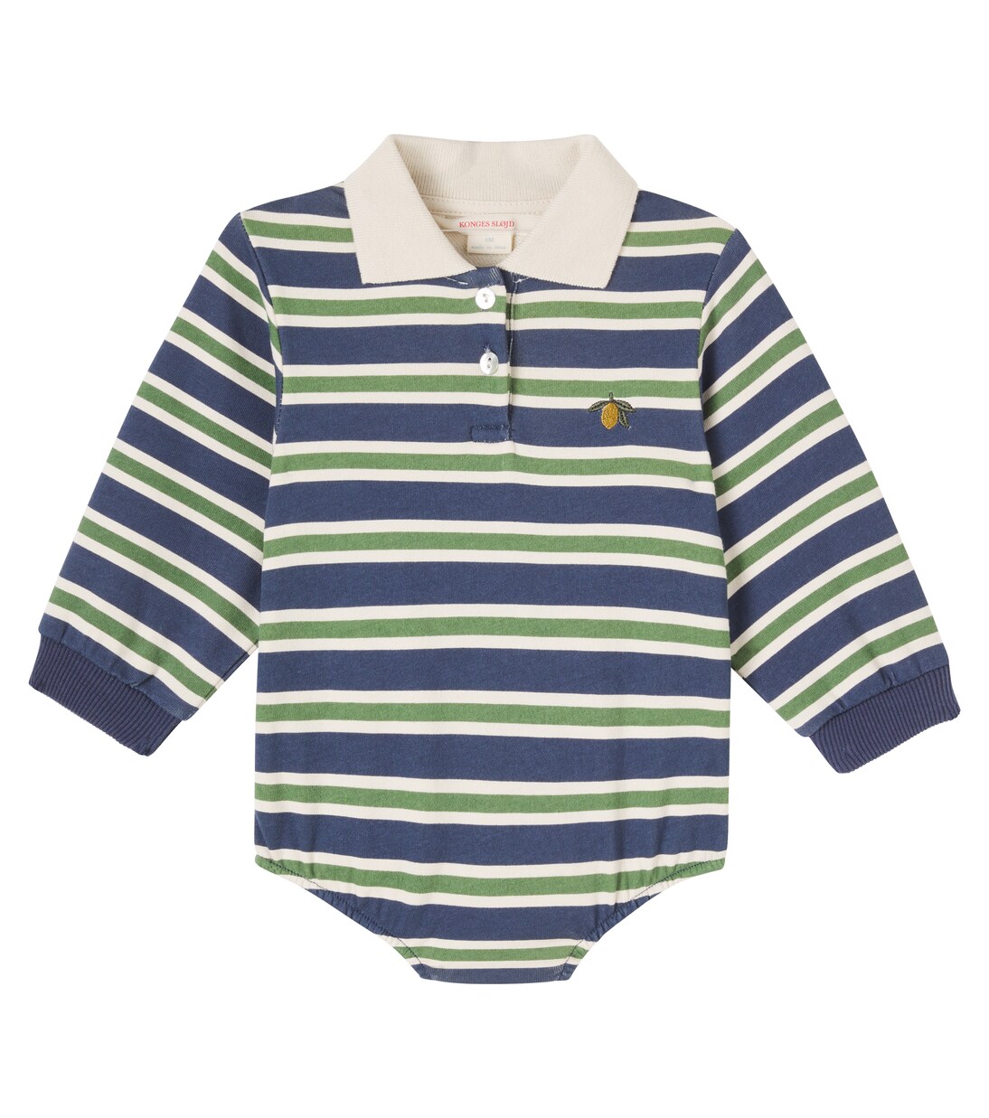 Baby Spotty striped cotton bodysuit | Konges Sløjd