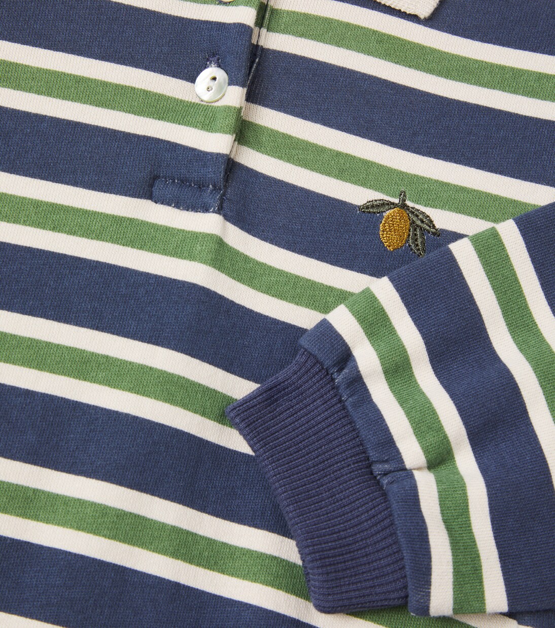 Baby Spotty striped cotton bodysuit | Konges Sløjd