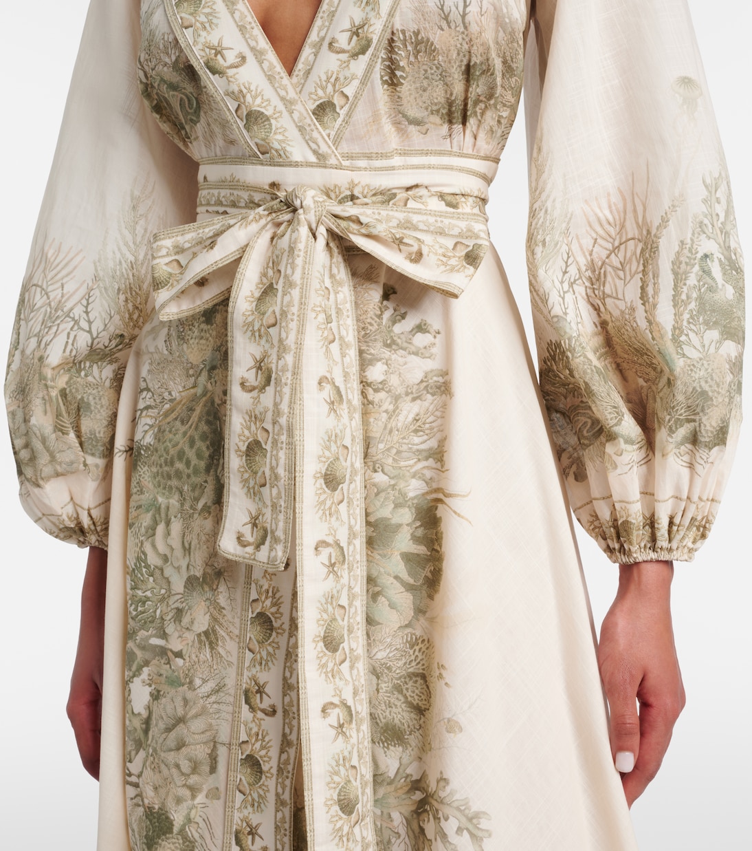 Wanderlust printed cotton wrap dress | Zimmermann