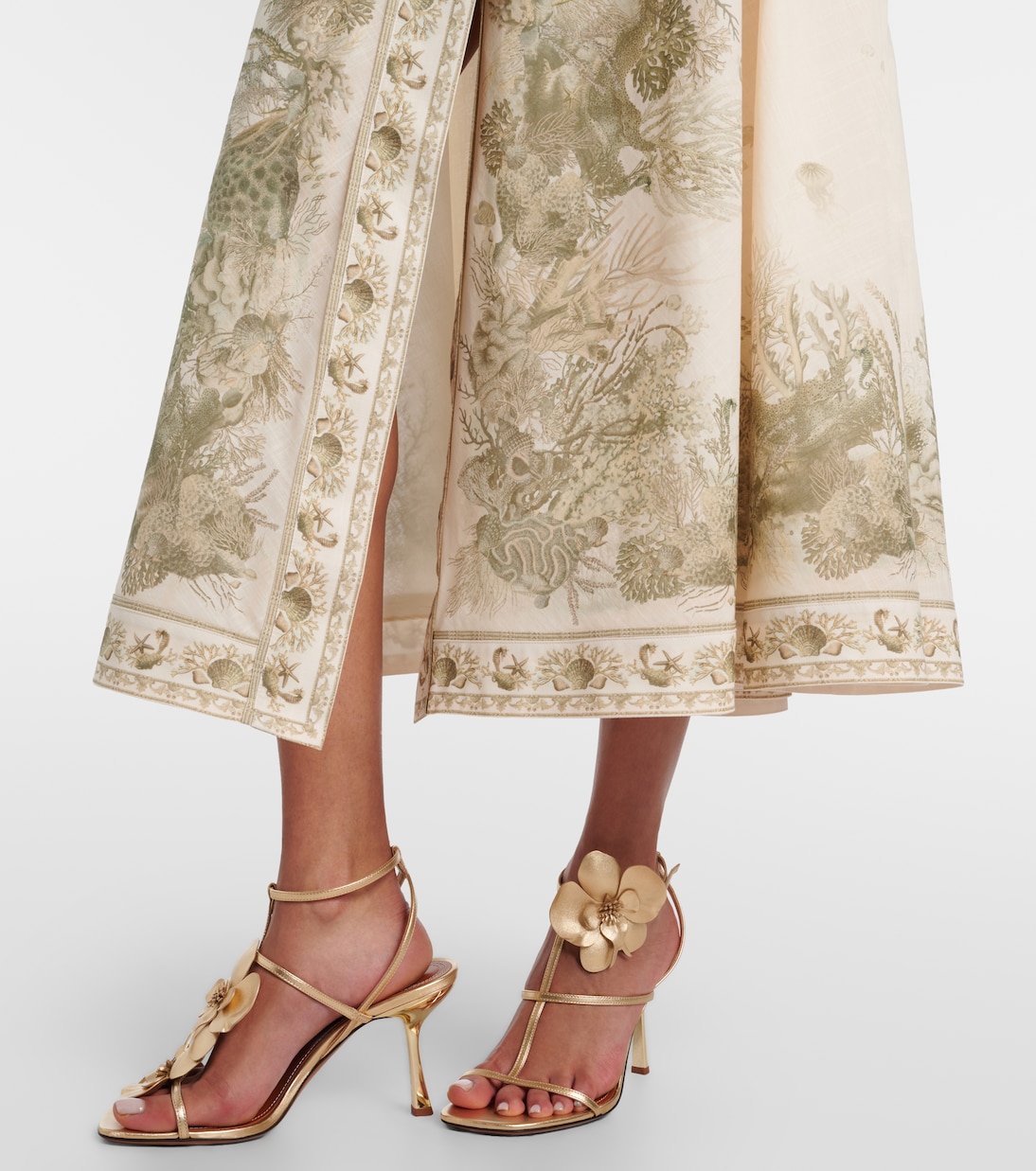 Wanderlust printed cotton wrap dress | Zimmermann