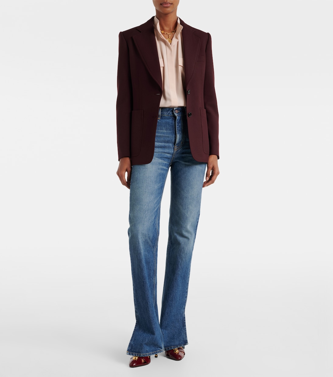 Blazer en gabardine de laine | Chloé