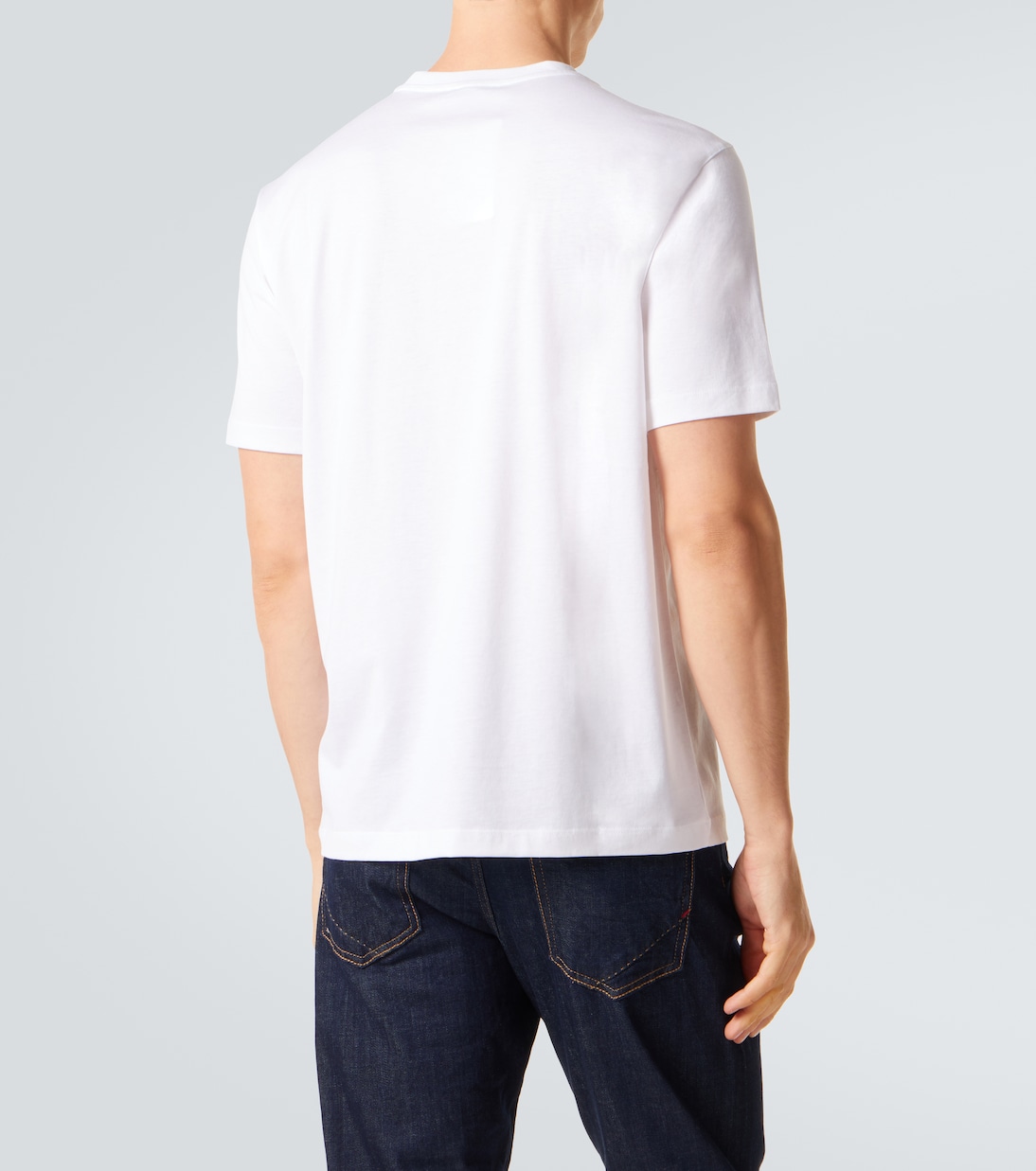 Cotton and silk jersey T-shirt | Slowear