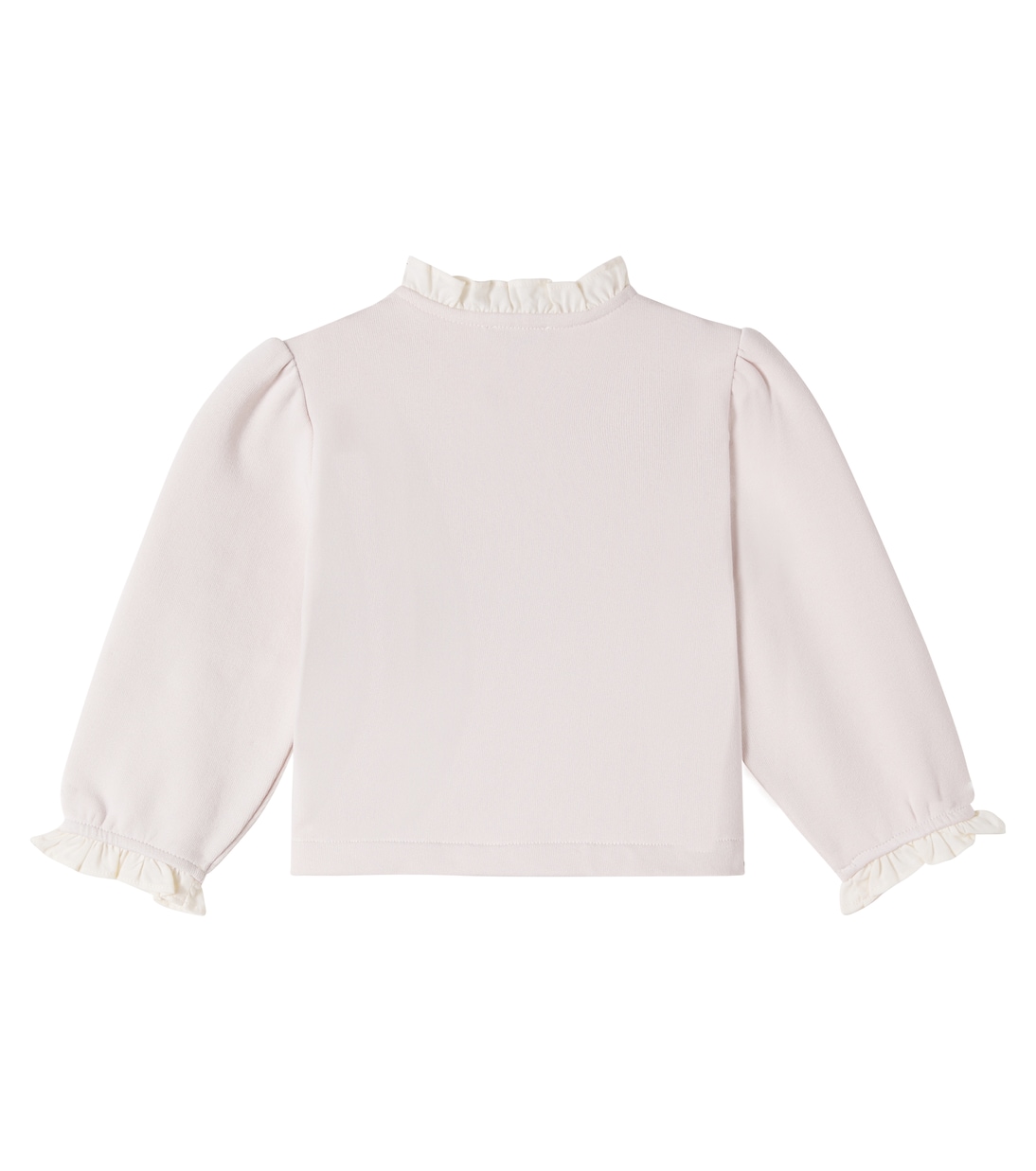 Baby Carilin embroidered cotton sweatshirt | Donsje