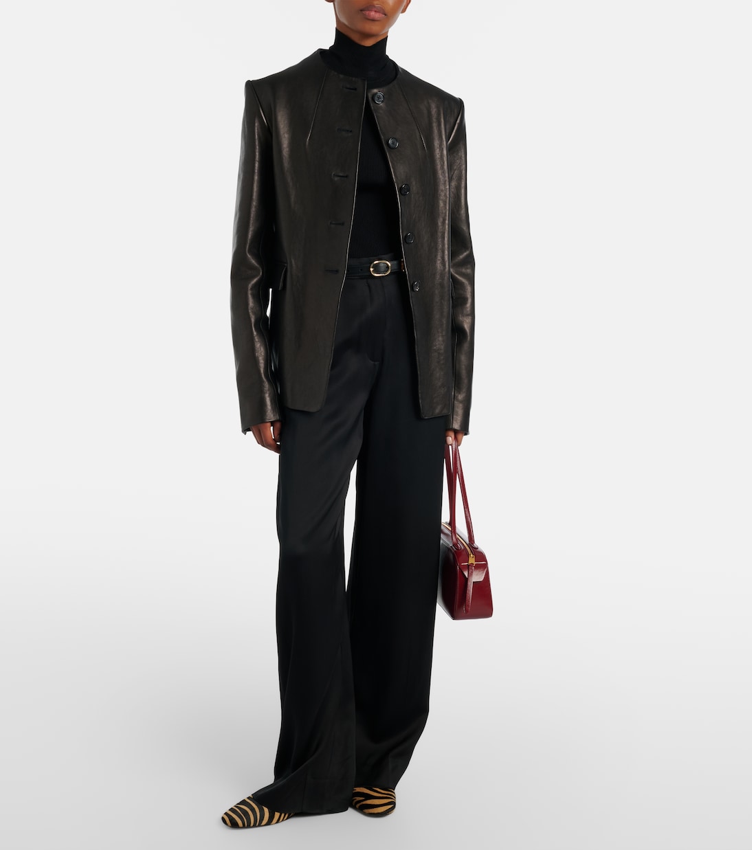 Ballerines Luna en cuir façon poulain | Le Monde Béryl