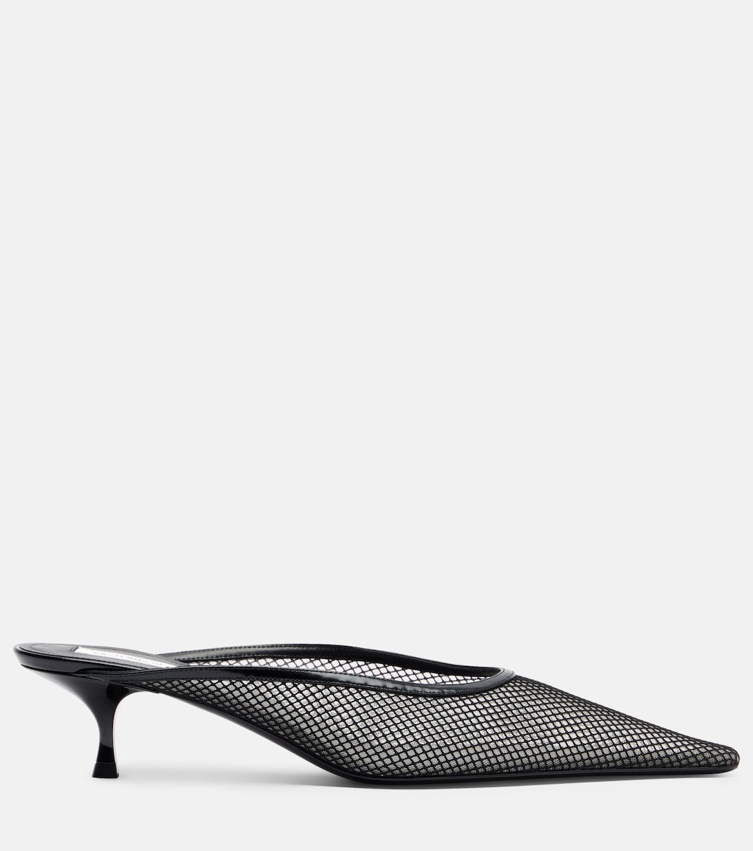 Leather-trimmed mesh mules | Victoria Beckham