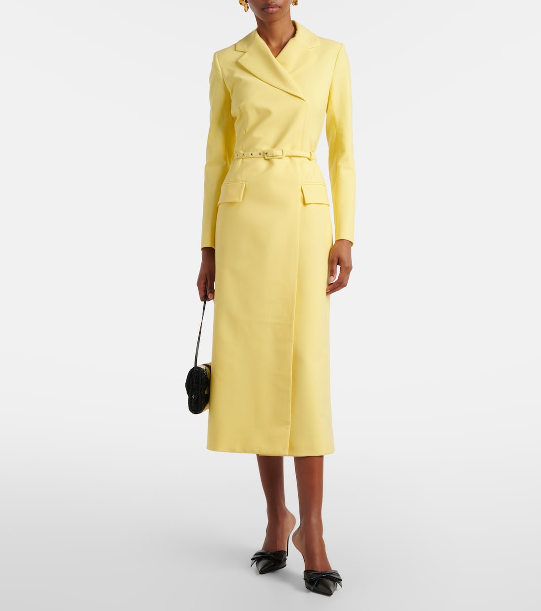 Abito midi Kalonice in crêpe | Emilia Wickstead