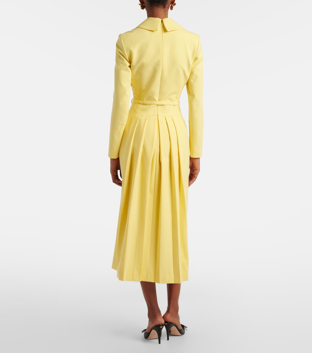 Abito midi Kalonice in crêpe | Emilia Wickstead