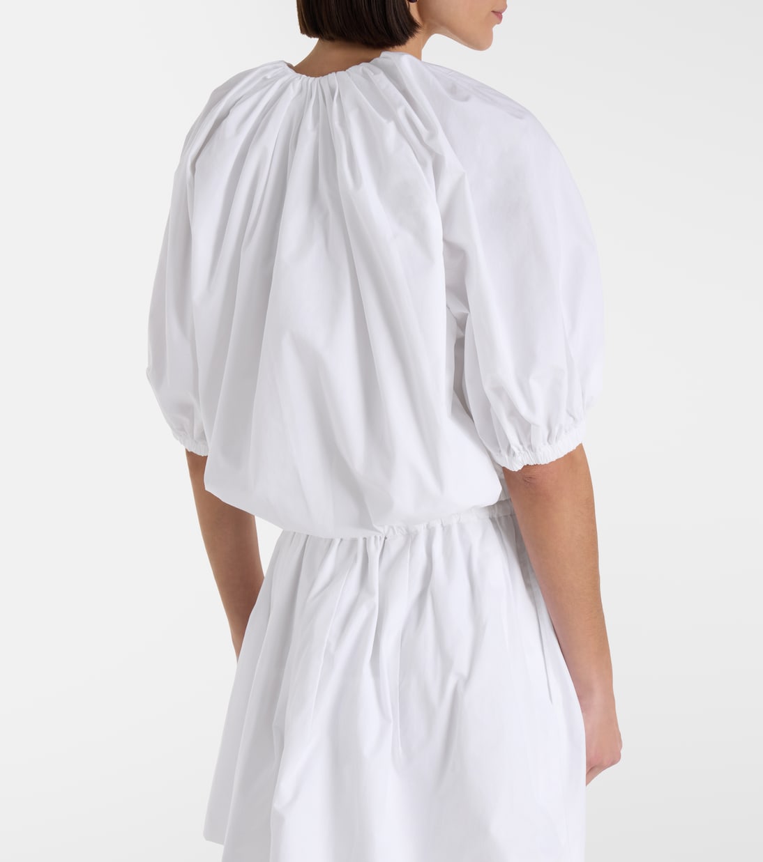 Gathered cotton top | Patou