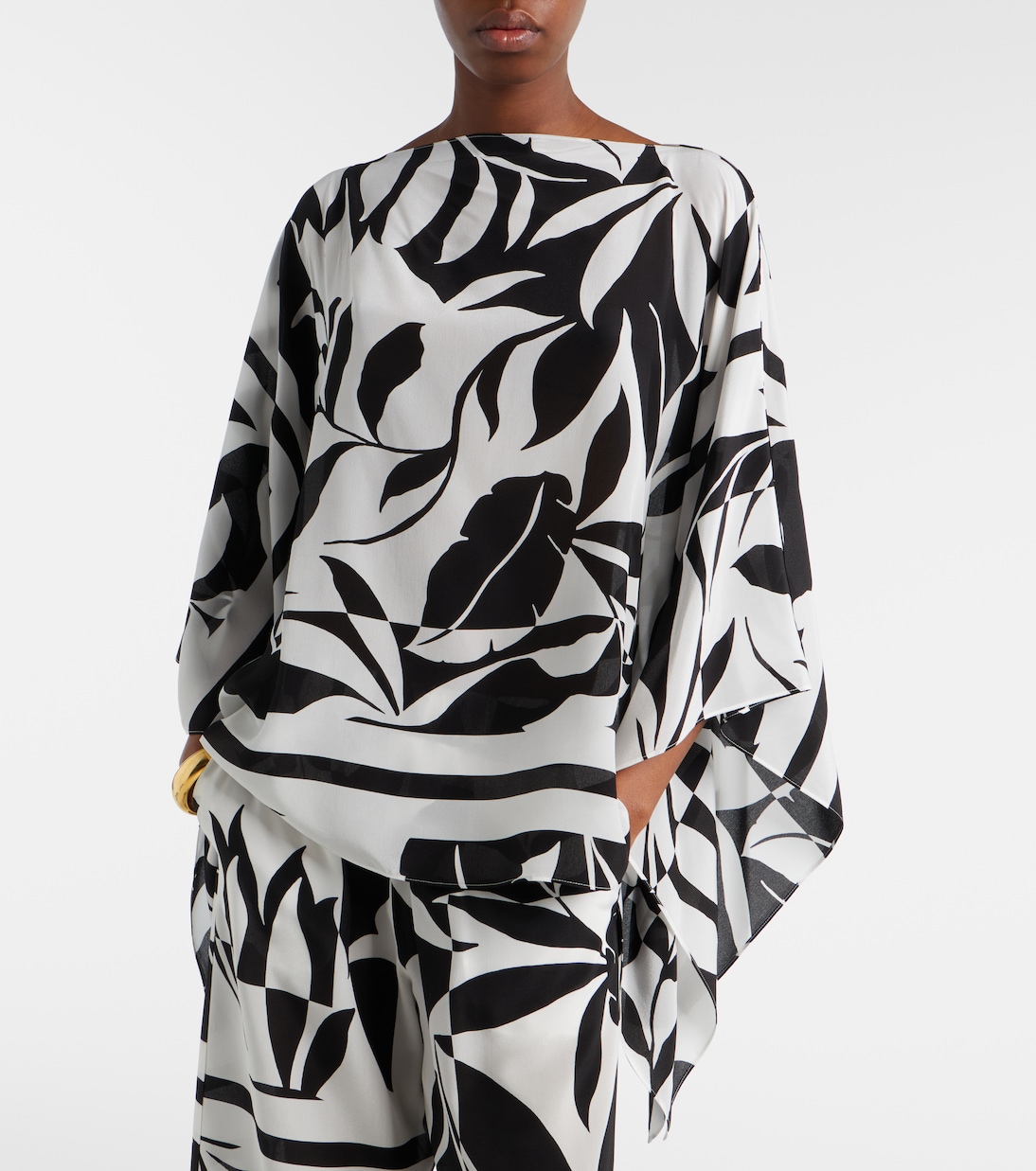 Blouse Ambuto imprimée en soie | Max Mara