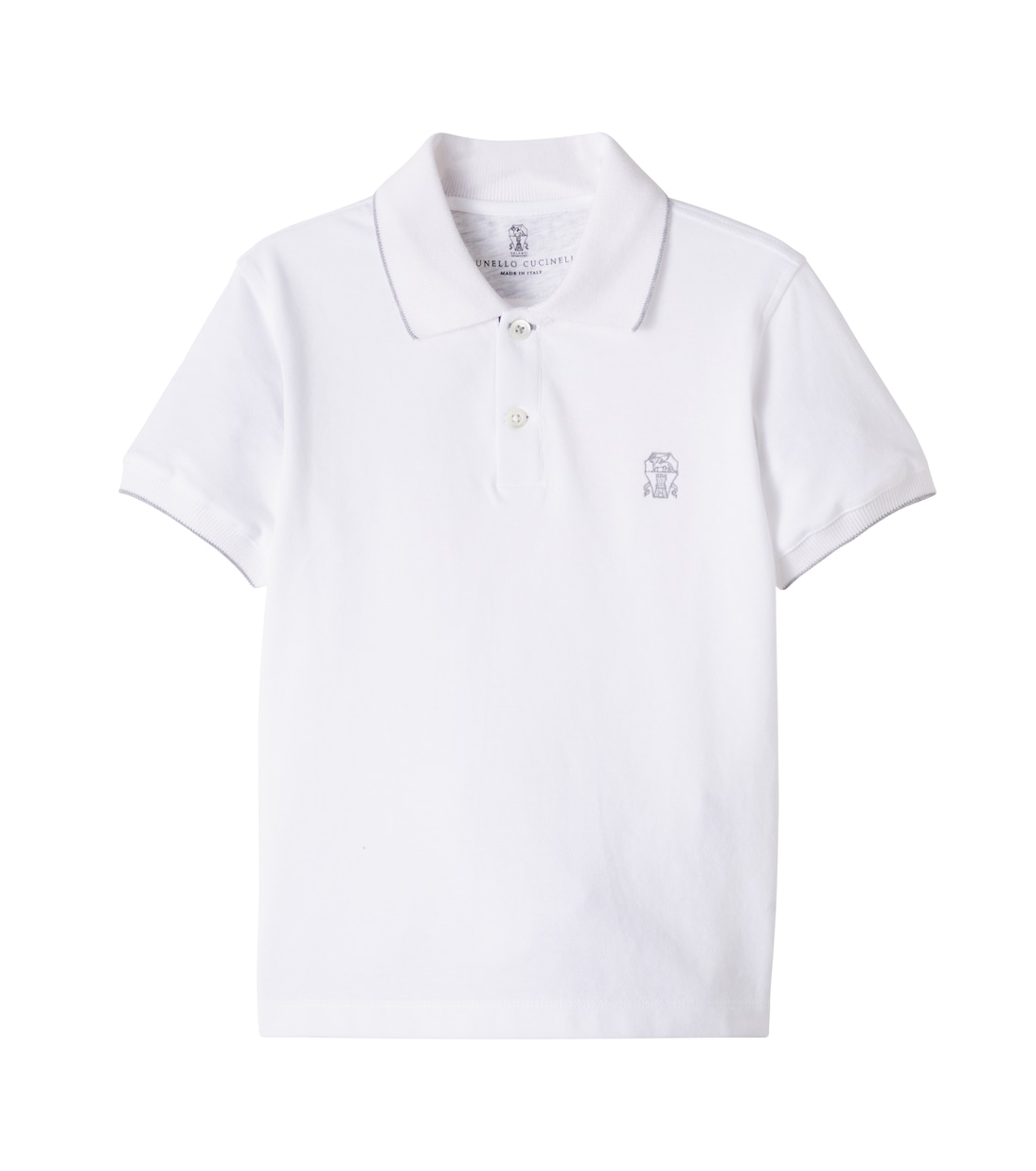 Polohemd aus Baumwoll-Piqué | Brunello Cucinelli Kids
