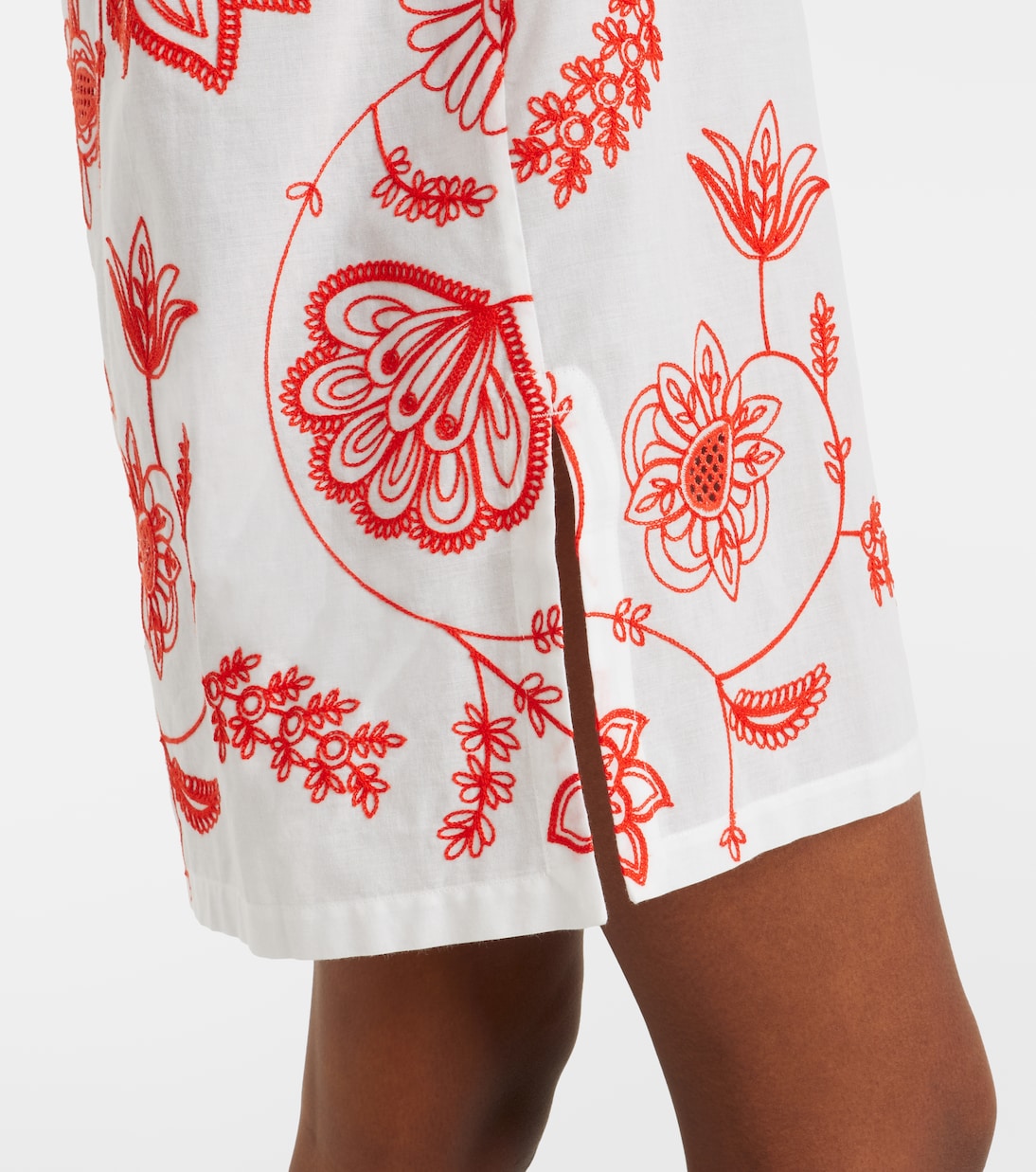 Levia embroidered cotton-blend minidress | Eres
