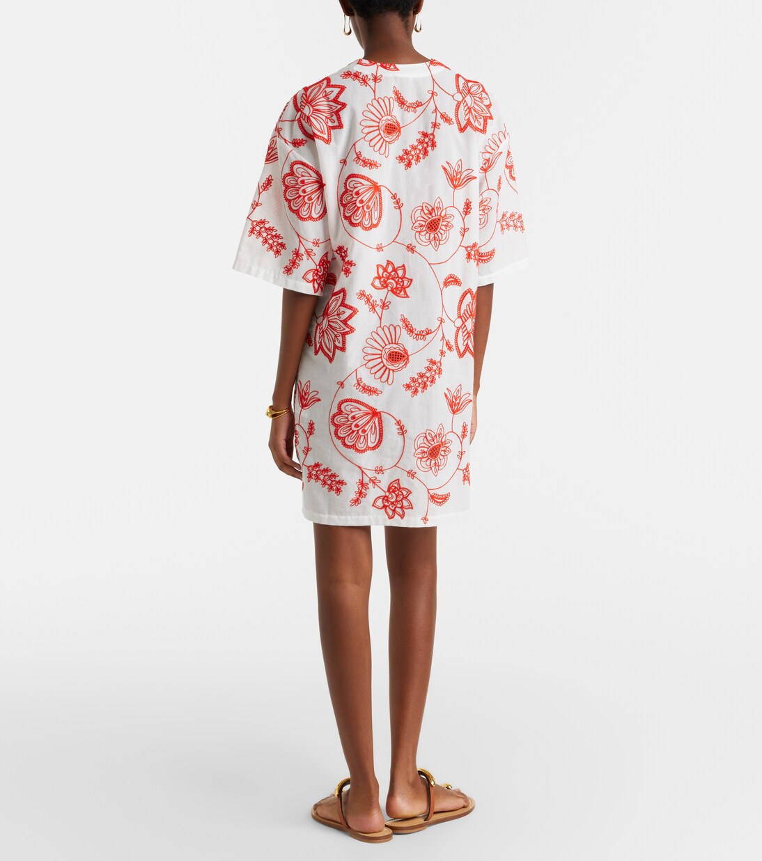 Levia embroidered cotton-blend minidress | Eres