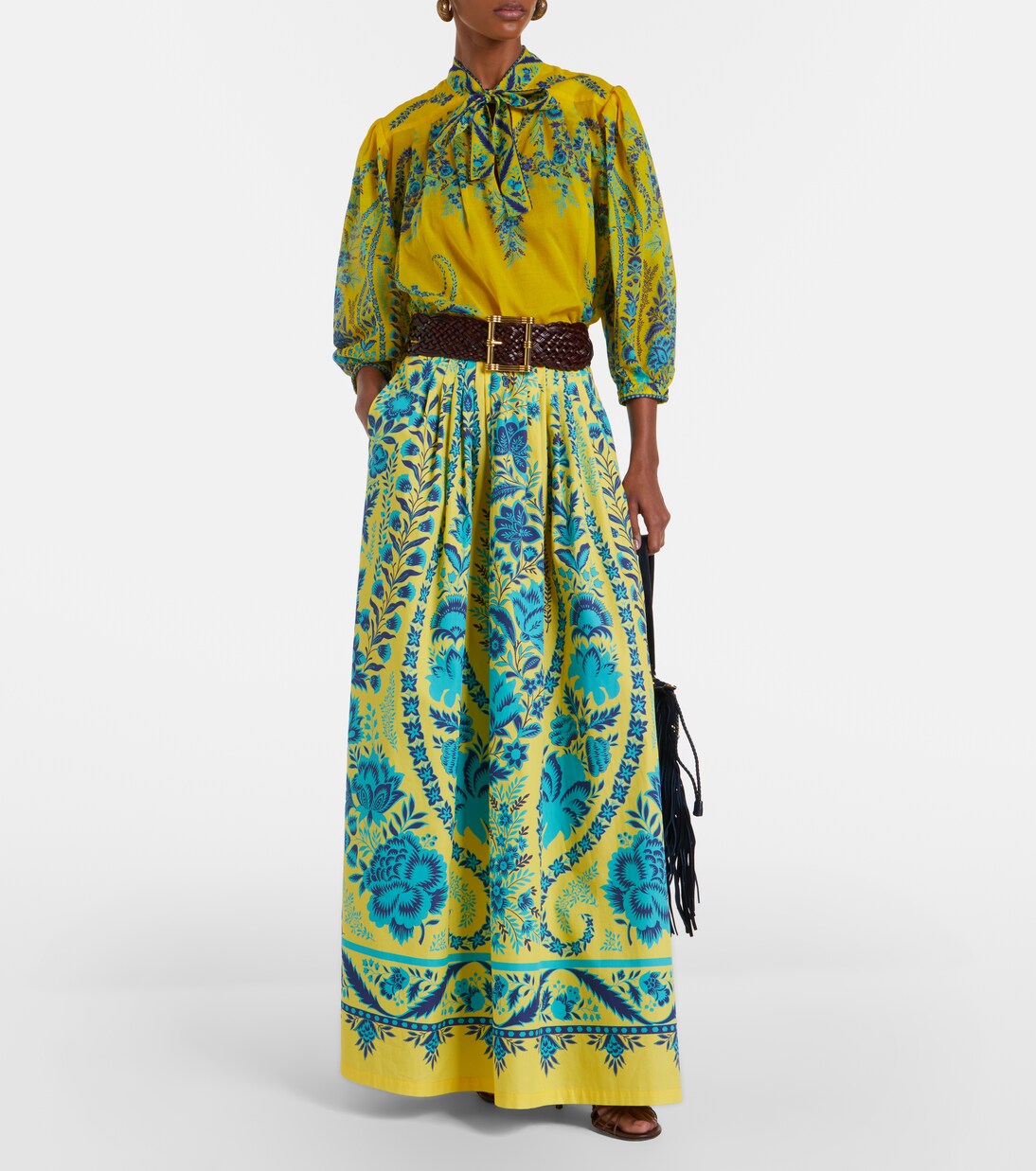 Printed cotton maxi skirt | Etro