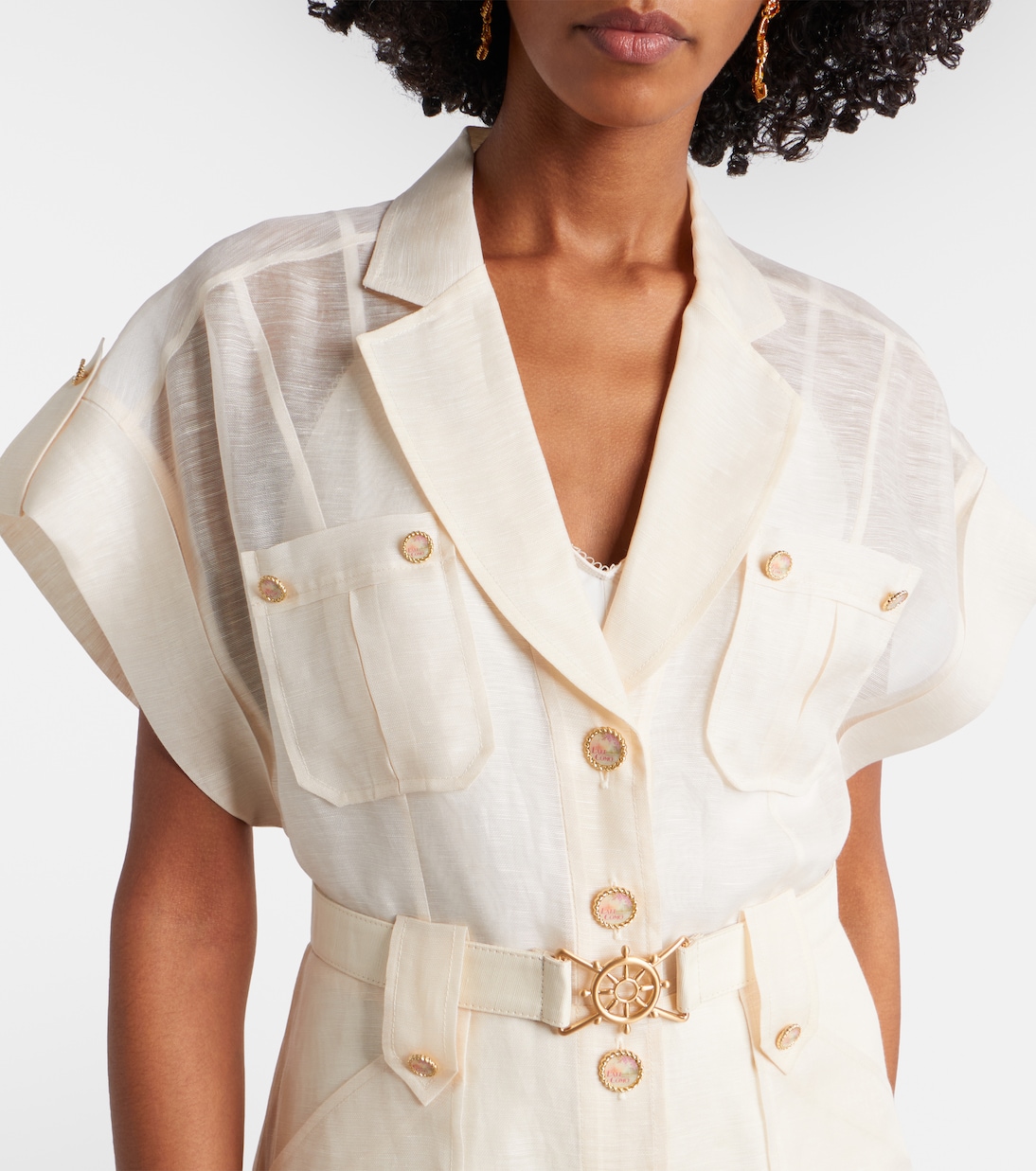 Jumpsuit Como in lino e seta | Zimmermann