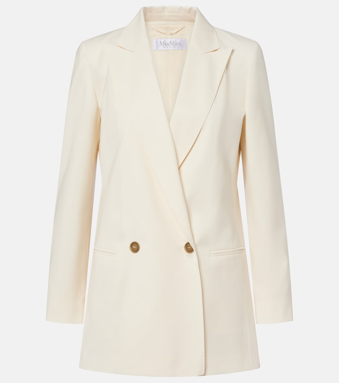 Blazer cruzado de lana virgen | Max Mara