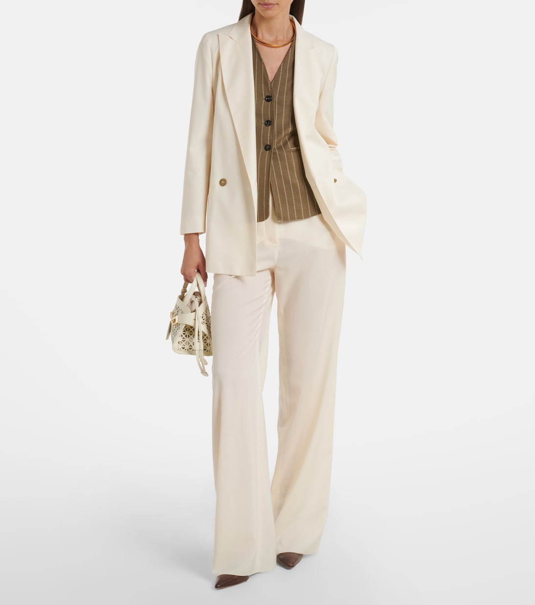 Blazer cruzado de lana virgen | Max Mara