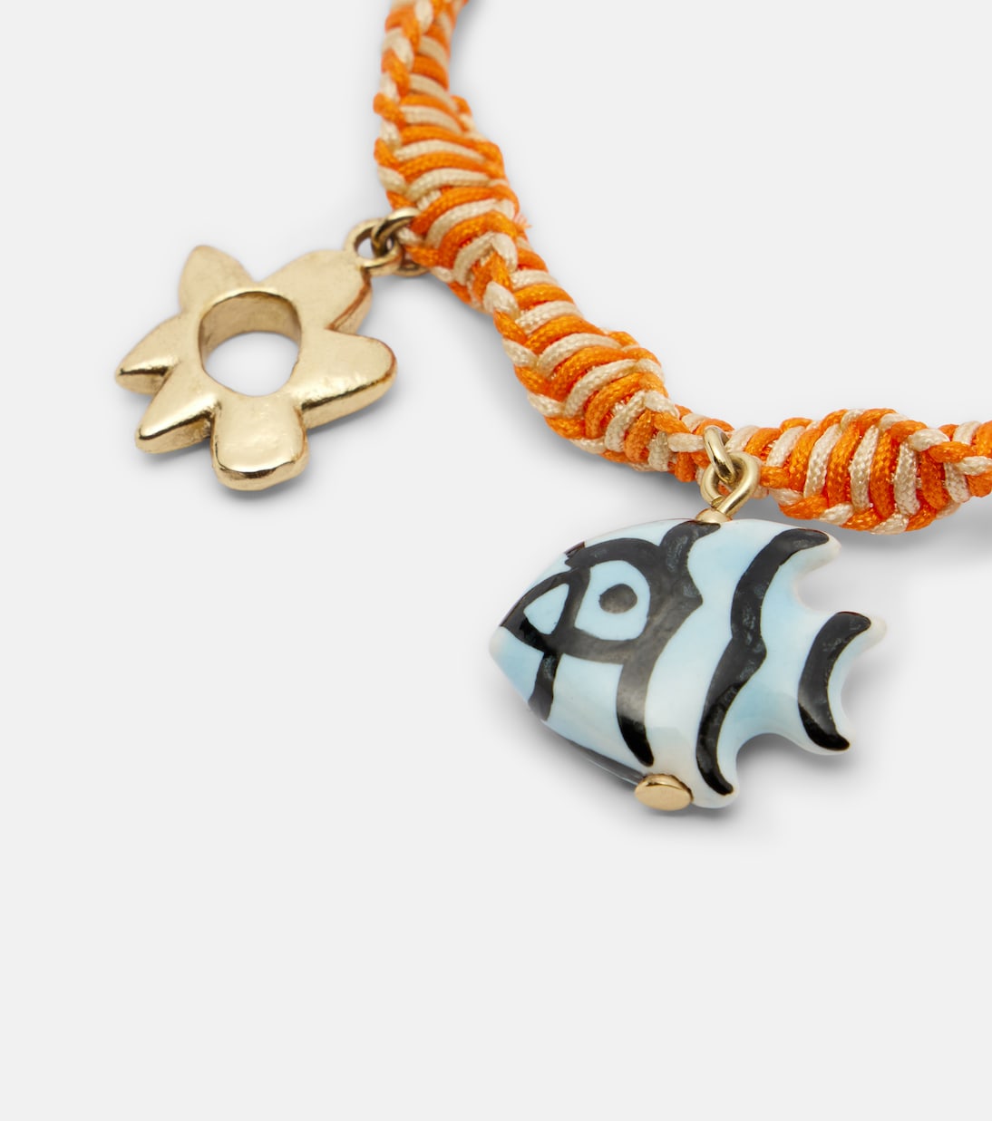 Bracelet Calypso en macramé à charms | Alémais