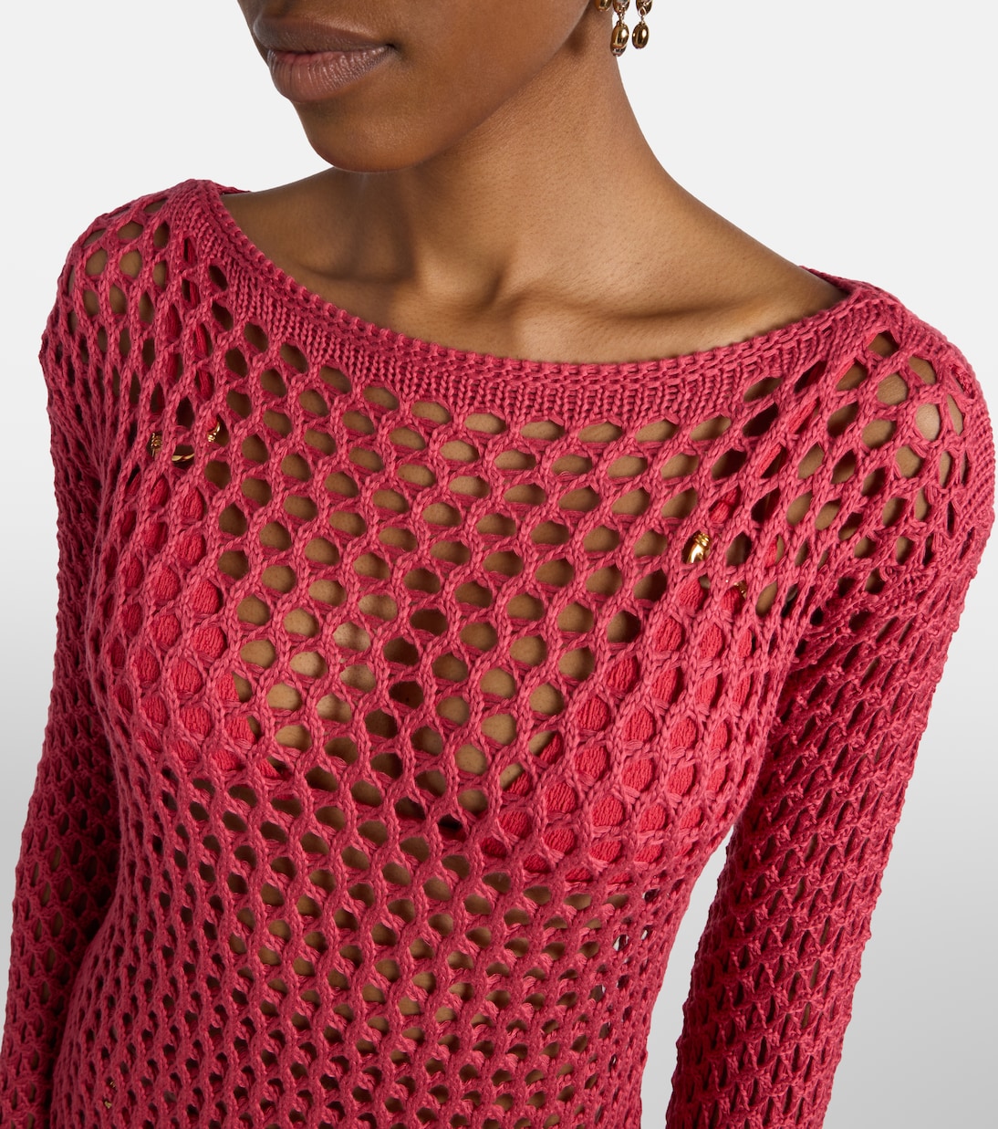 Belle open-knit beach cover-up | ViX Paula Hermanny