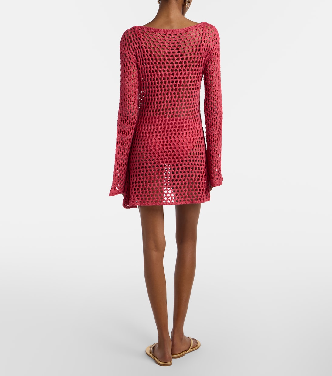 Belle open-knit beach cover-up | ViX Paula Hermanny