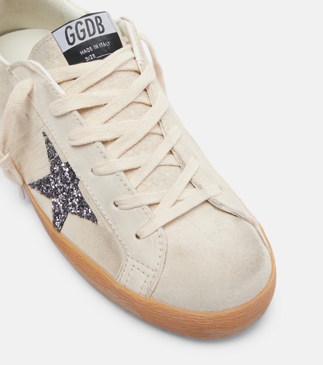 Zapatillas Super-Star de ante con glitter | Golden Goose