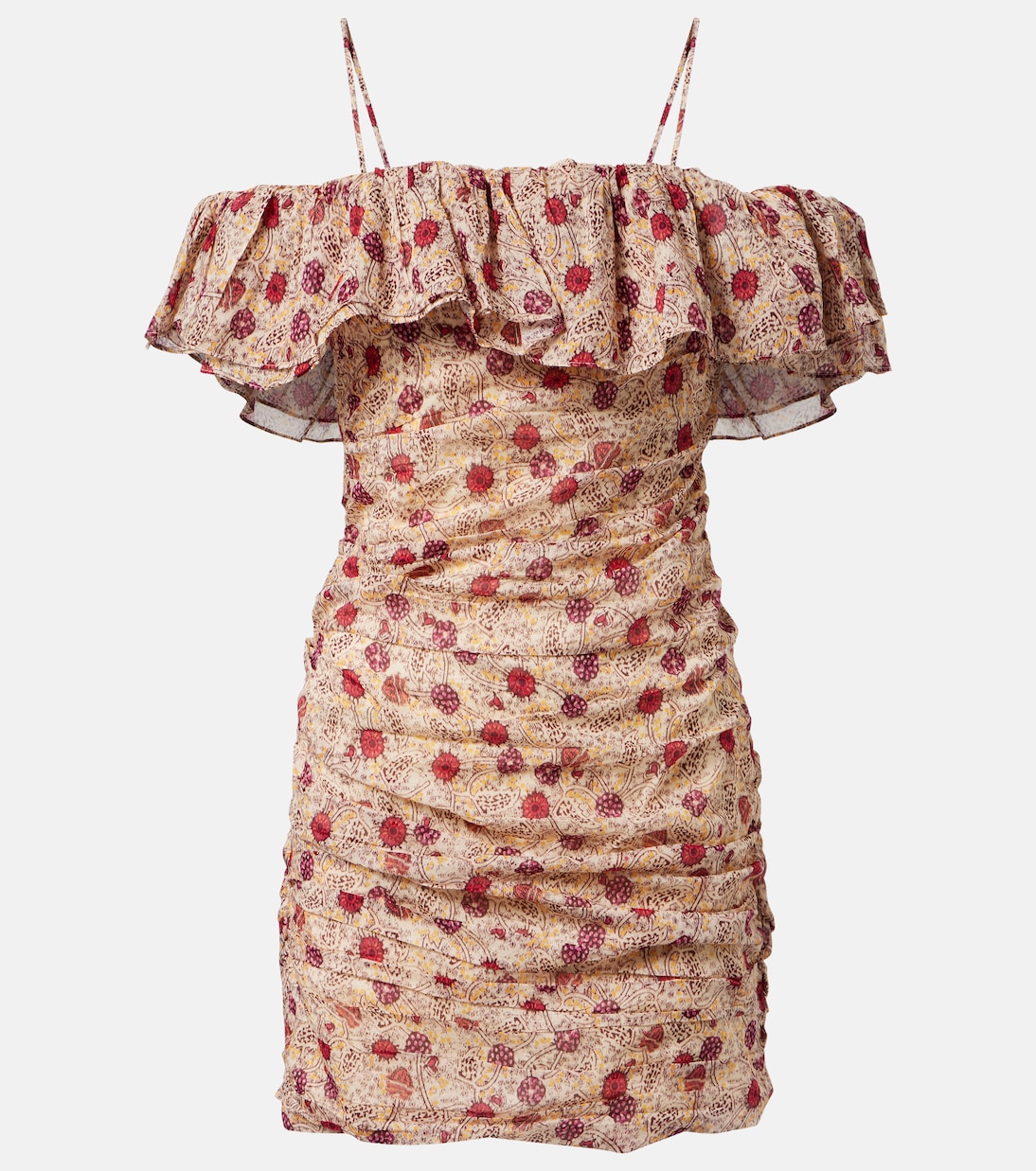 Abito corto Davilia in cotone off-shoulder | Marant Etoile
