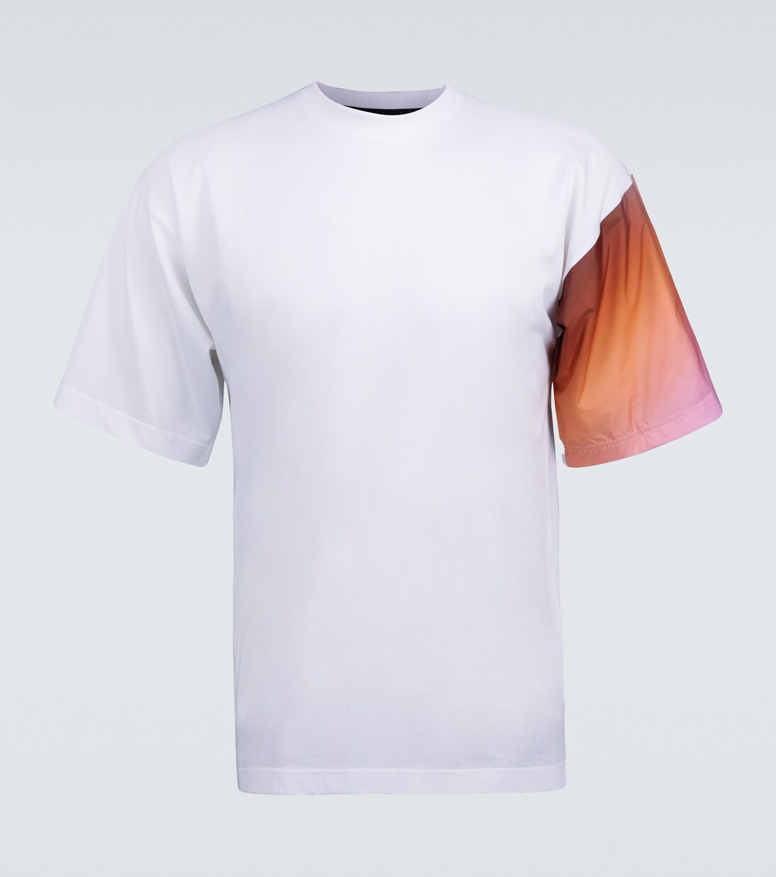 contrast-sleeve T-shirt | Prada