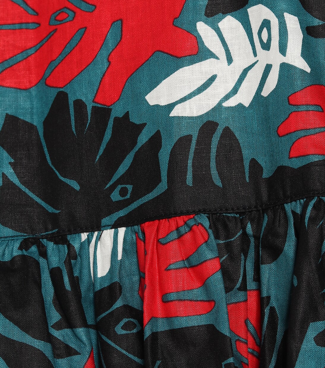 Top imprimé en lin et coton | Marni