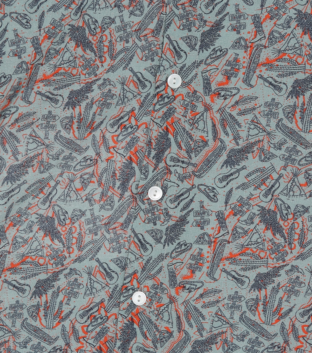 Chemise Eugene imprimée en coton | Bonpoint