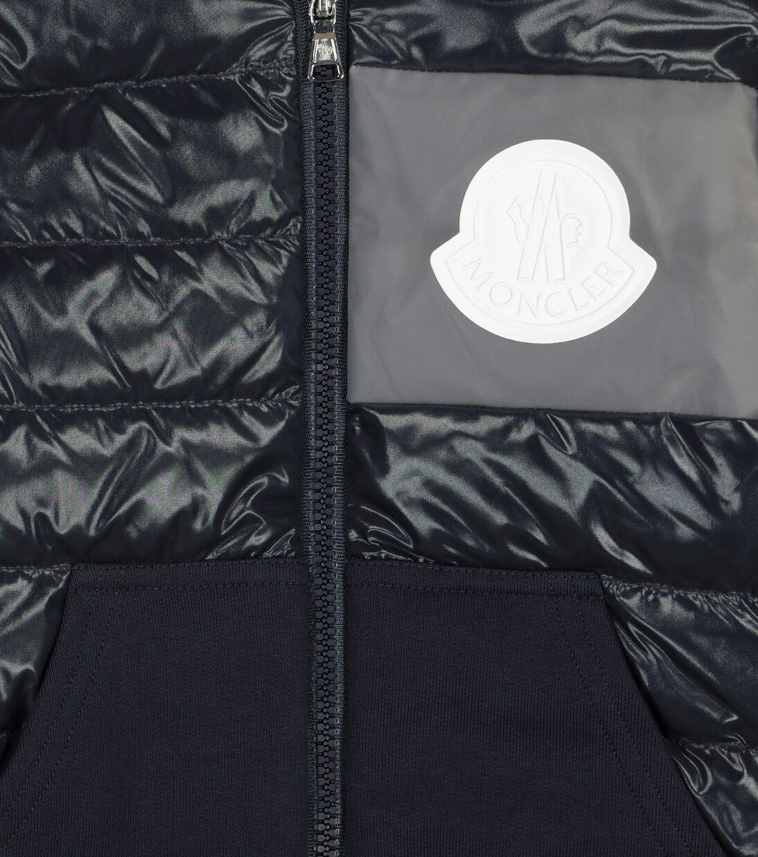 Quilted down hoodie | Moncler Enfant